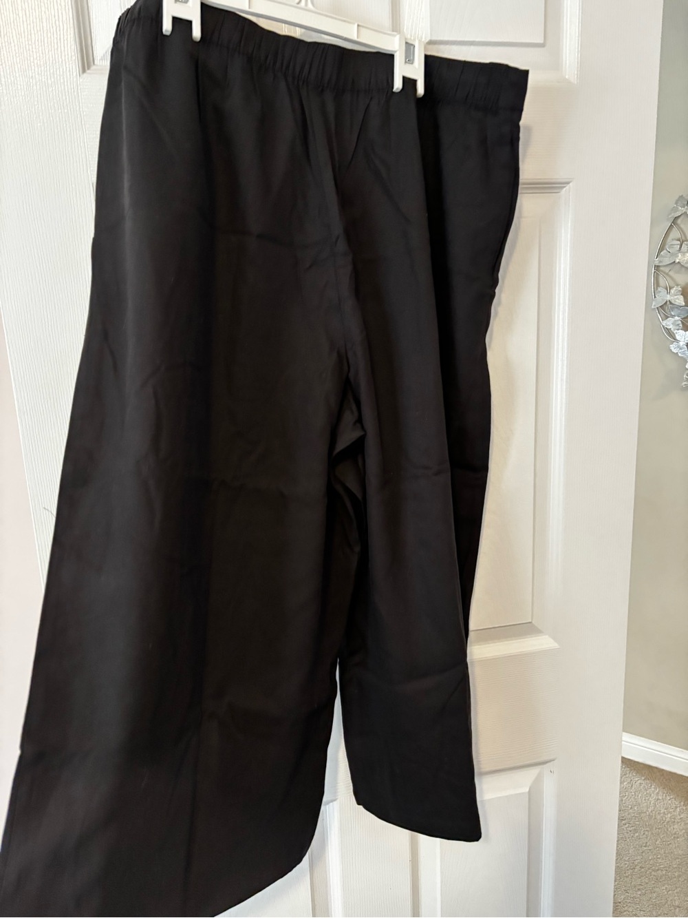 Women’s Black Pull On Wide Leg Pants from Loft